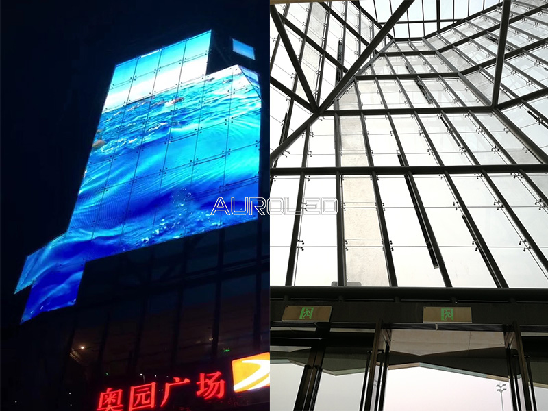 珠海奧園<a href=http://www.12580178.com/toumingping/ target=_blank class=infotextkey>透明屏</a>點亮效果